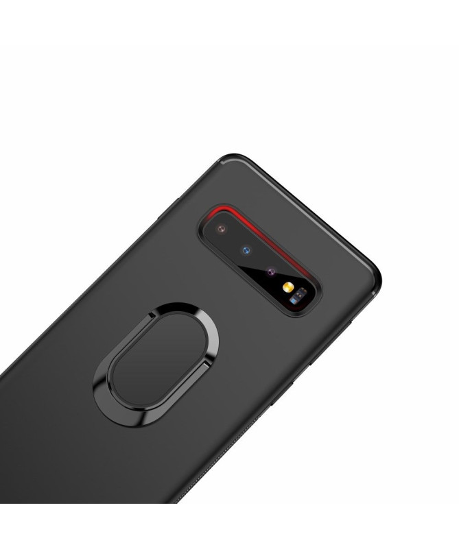 Samsung Galaxy S10 - Coque effet mat avec support magnétique