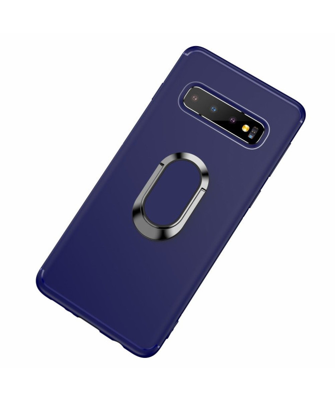 Samsung Galaxy S10 - Coque effet mat avec support magnétique