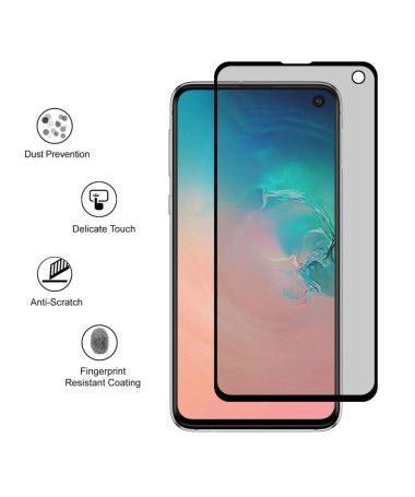 Samsung Galaxy S10e - Verre trempé et filtre de confidentialité