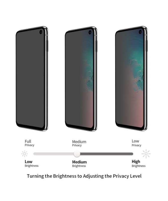 Samsung Galaxy S10e - Verre trempé et filtre de confidentialité