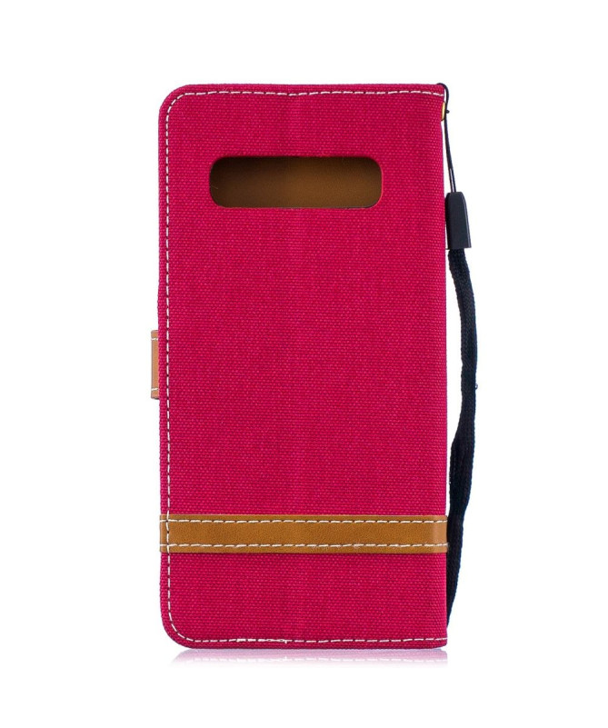 Samsung Galaxy S10 - Housse revêtement tissu