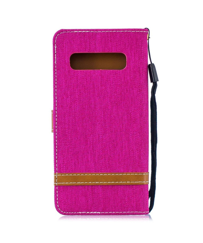Samsung Galaxy S10 - Housse revêtement tissu
