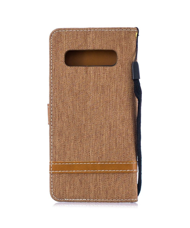 Samsung Galaxy S10 - Housse revêtement tissu