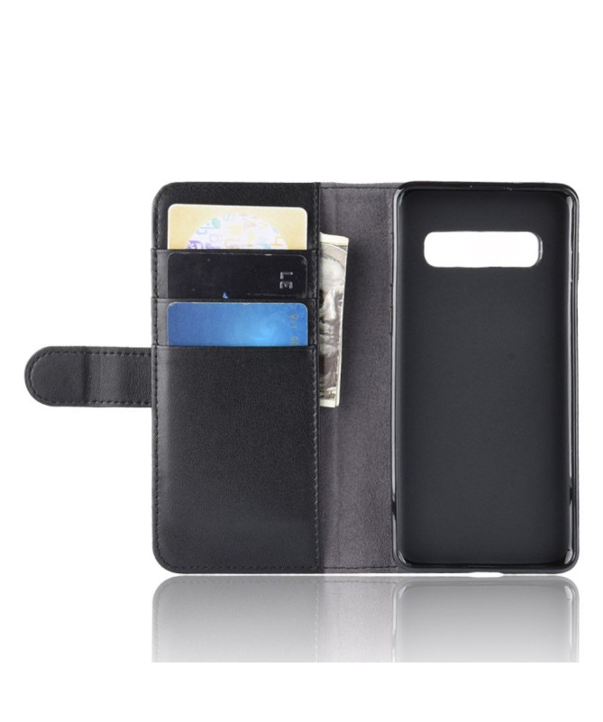Samsung Galaxy S10 - Housse Cuir Premium