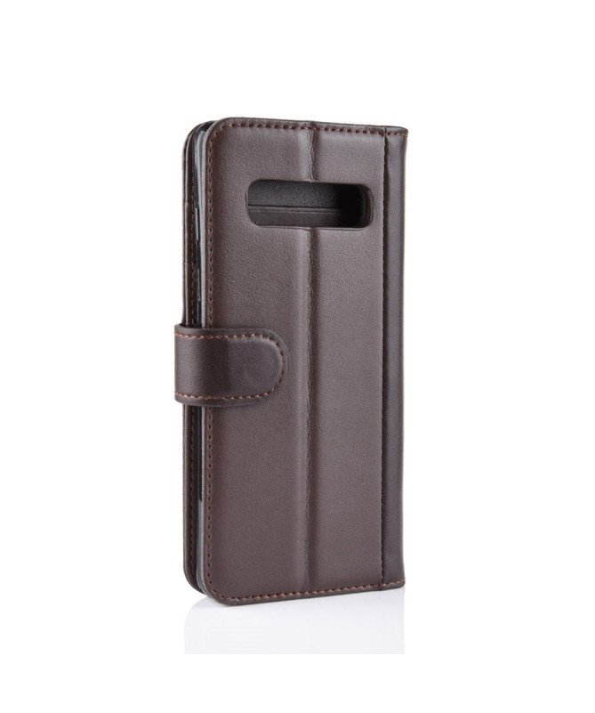 Samsung Galaxy S10 - Housse Cuir Premium