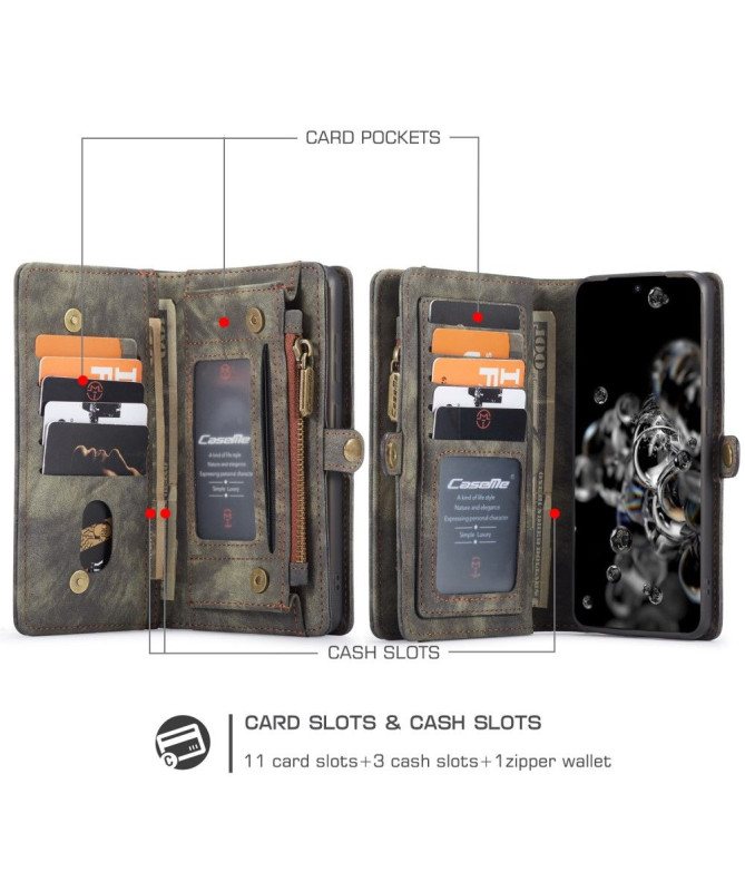 CASEME - Housse Samsung Galaxy S20 avec coque magnétique