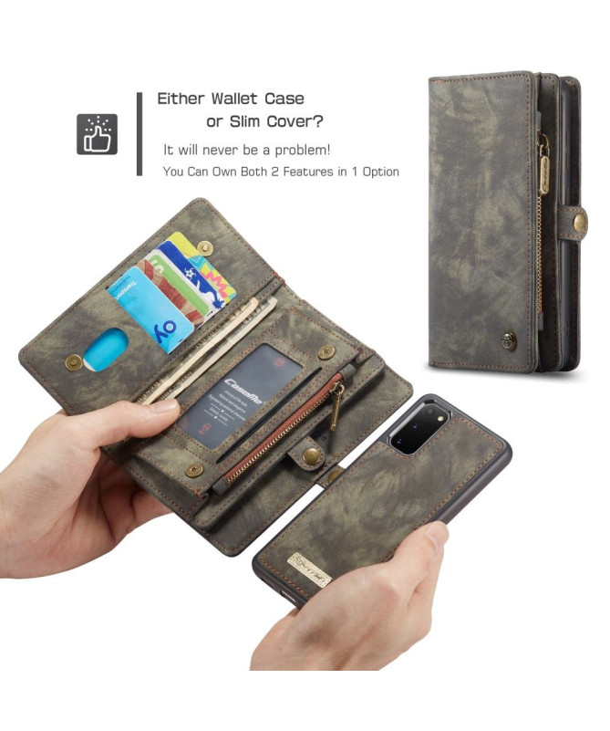 CASEME - Housse Samsung Galaxy S20 avec coque magnétique