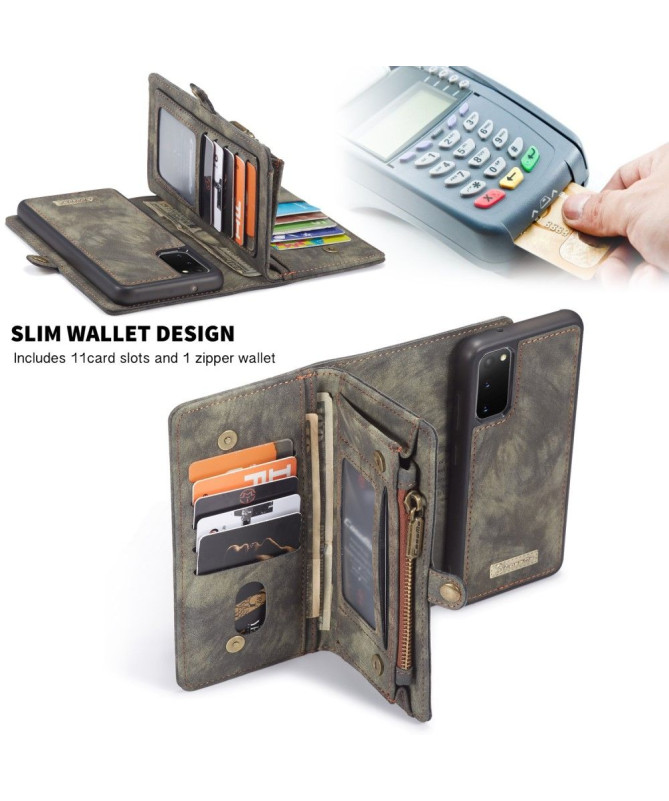 CASEME - Housse Samsung Galaxy S20 avec coque magnétique