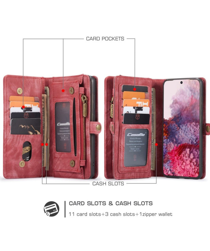 CASEME - Housse Samsung Galaxy S20 avec coque magnétique