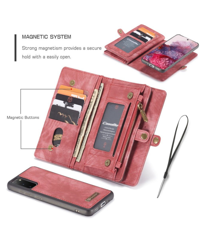 CASEME - Housse Samsung Galaxy S20 avec coque magnétique