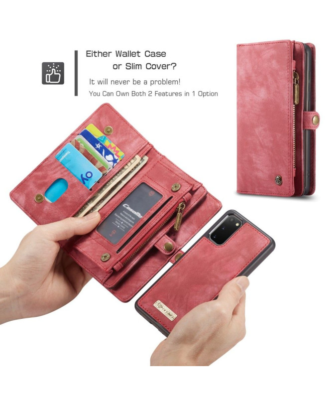 CASEME - Housse Samsung Galaxy S20 avec coque magnétique