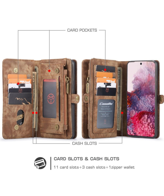 CASEME - Housse Samsung Galaxy S20 avec coque magnétique