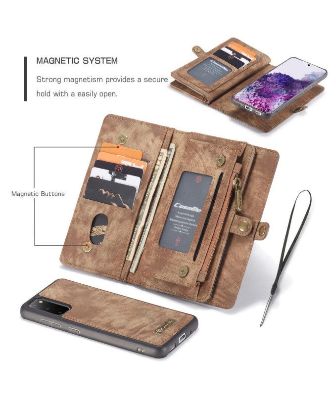 CASEME - Housse Samsung Galaxy S20 avec coque magnétique