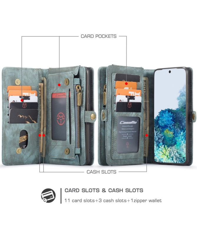 CASEME - Housse Samsung Galaxy S20 avec coque magnétique