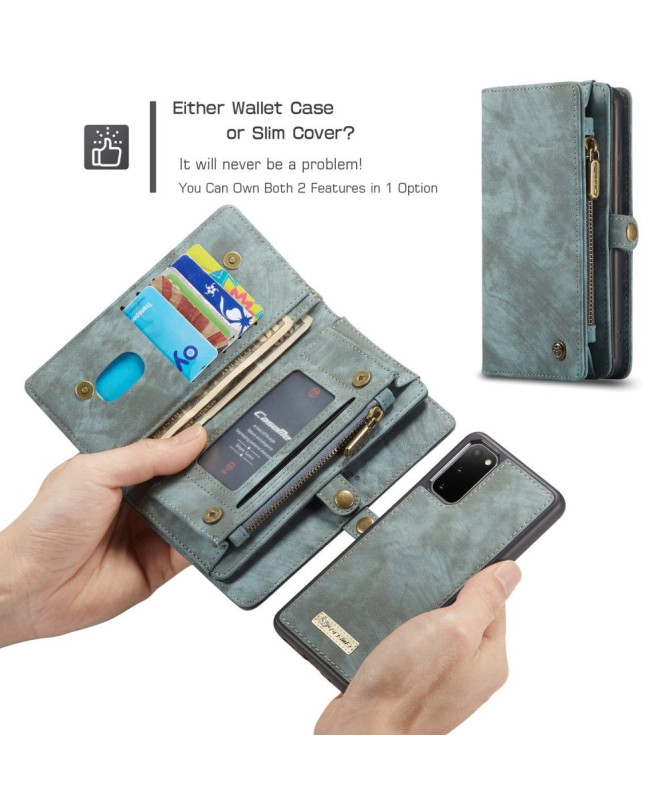 CASEME - Housse Samsung Galaxy S20 avec coque magnétique