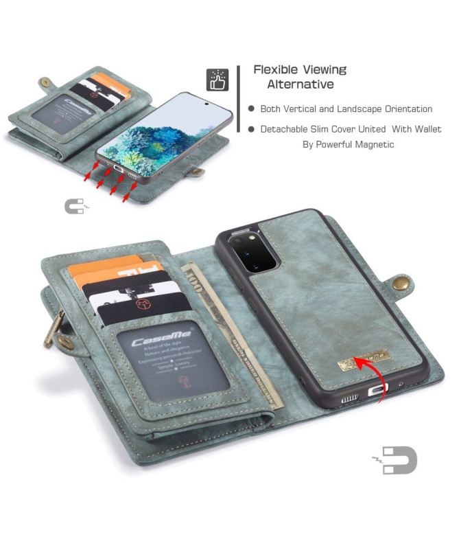 CASEME - Housse Samsung Galaxy S20 avec coque magnétique