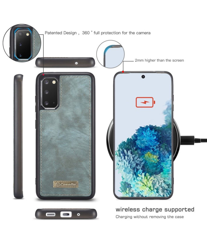 CASEME - Housse Samsung Galaxy S20 avec coque magnétique