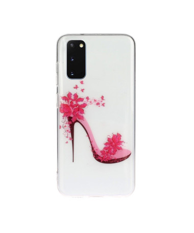 Coque Samsung Galaxy S20 Silicone Talon Fleuri