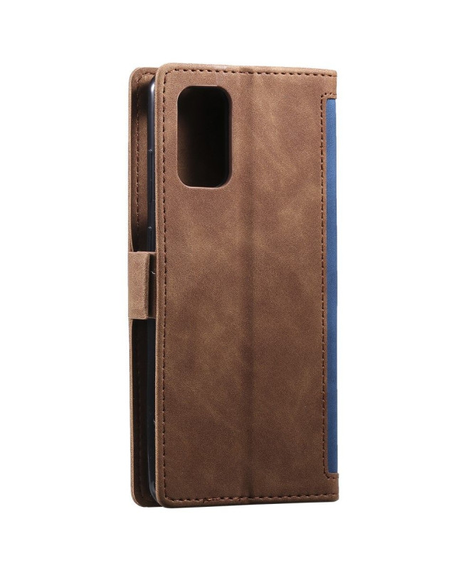 Housse Samsung Galaxy S20 Vintage Pocket avec lanière