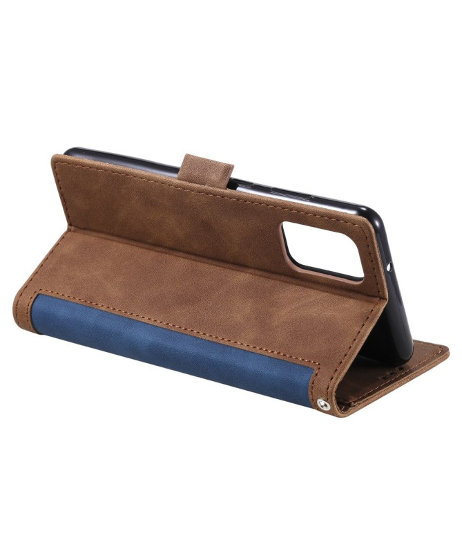 Housse Samsung Galaxy S20 Vintage Pocket avec lanière