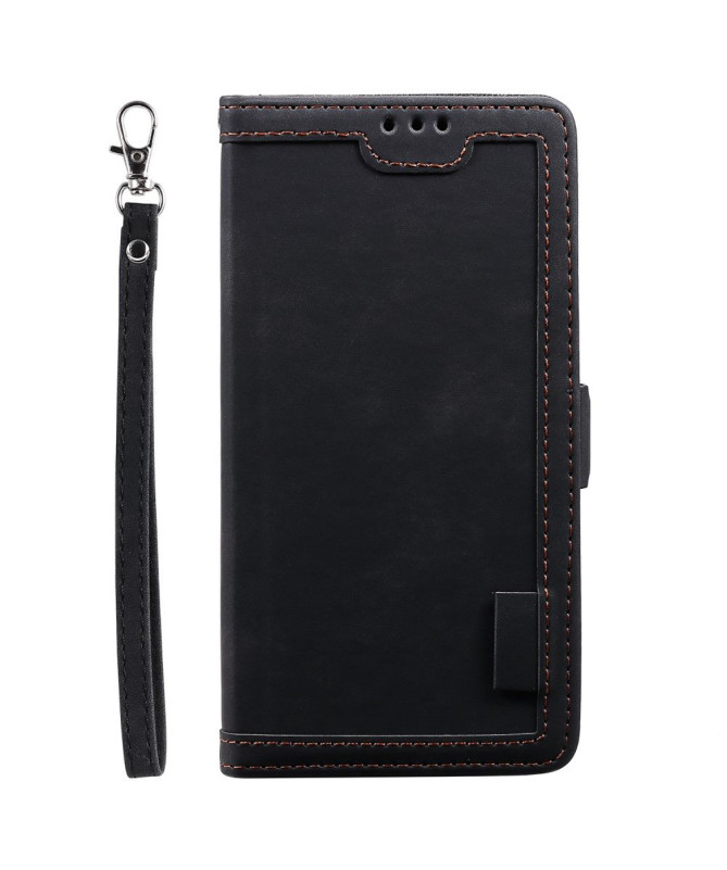 Housse Samsung Galaxy S20 Vintage Pocket avec lanière