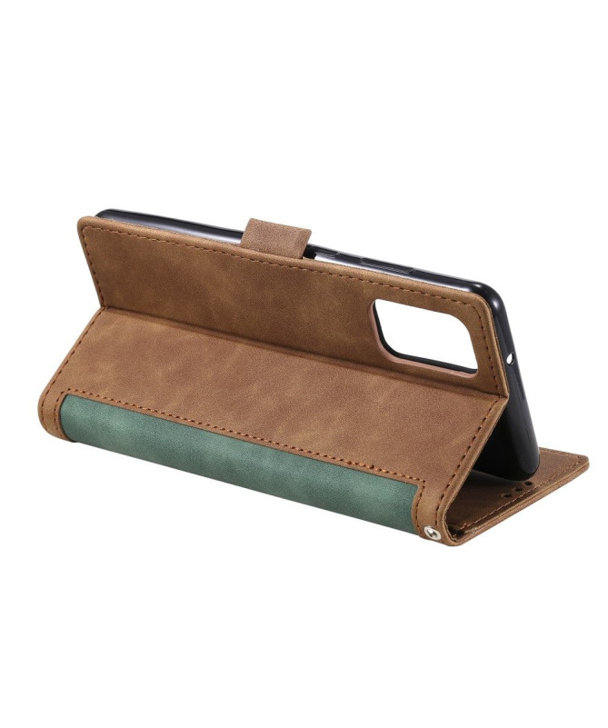 Housse Samsung Galaxy S20 Vintage Pocket avec lanière