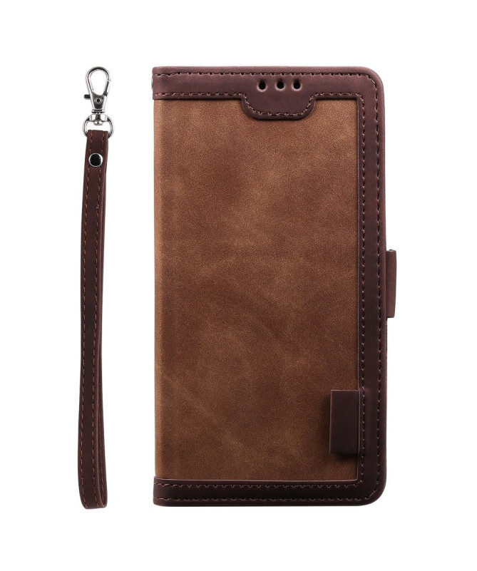 Housse Samsung Galaxy S20 Vintage Pocket avec lanière