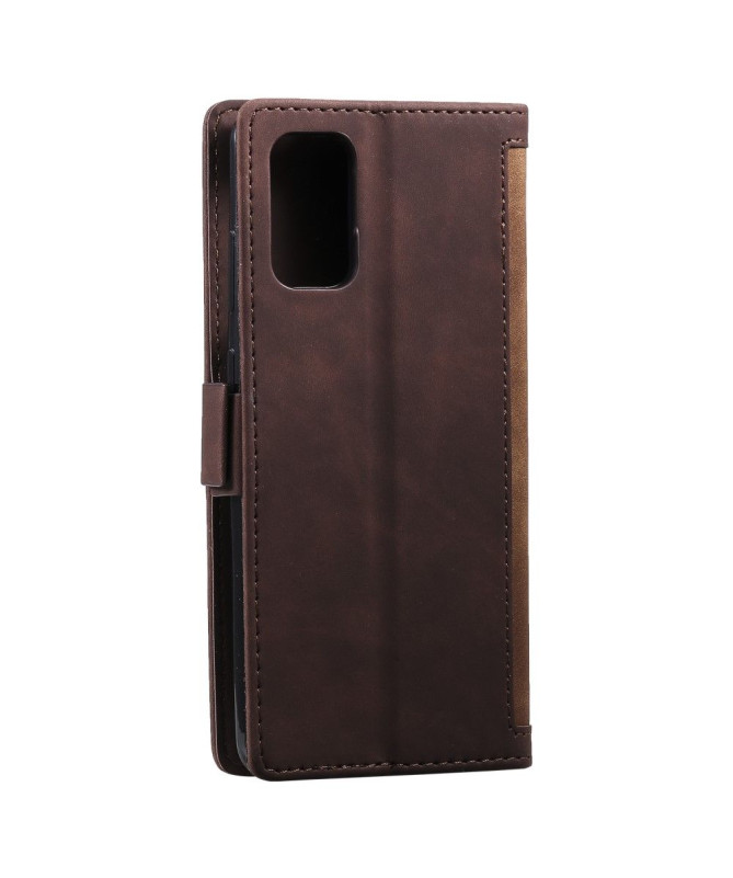 Housse Samsung Galaxy S20 Vintage Pocket avec lanière
