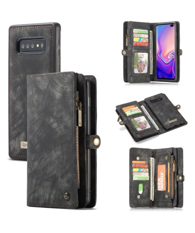 Samsung Galaxy S10 Plus - Housse portefeuille et Coque magnétique