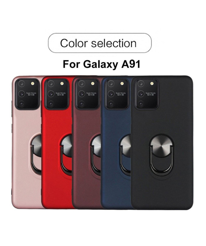 Coque Samsung Galaxy S10 Lite effet mat avec support au dos