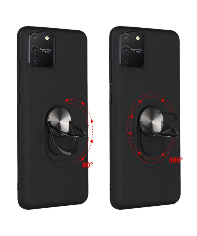 Coque Samsung Galaxy S10 Lite effet mat avec support au dos