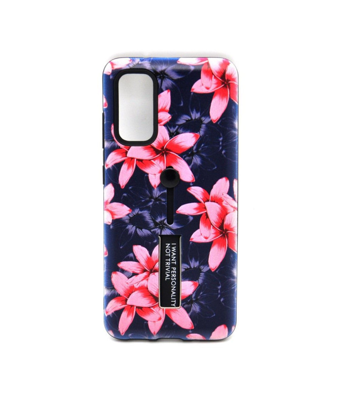 Coque Samsung Galaxy S10 Lite Feuilles Tropicales Fonction Support