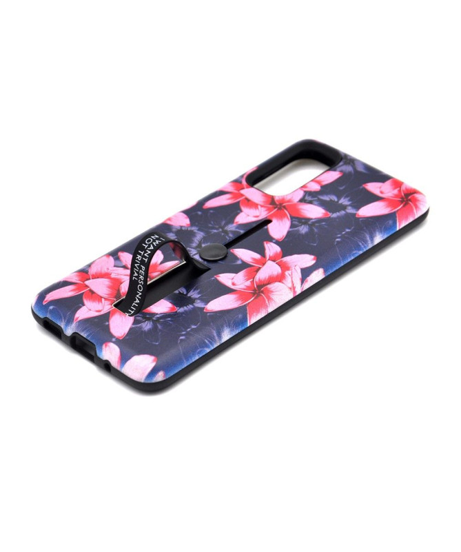 Coque Samsung Galaxy S10 Lite Feuilles Tropicales Fonction Support