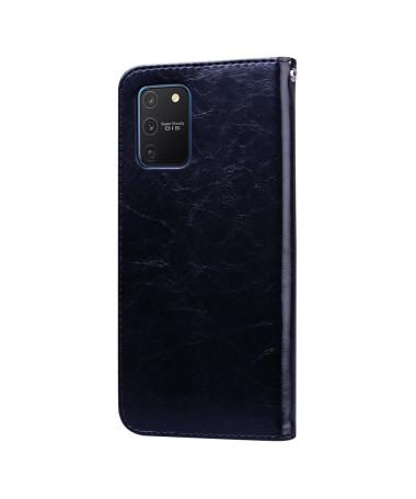 Housse Samsung Galaxy S10 Lite DeLuxe Effet Cuir Vintage