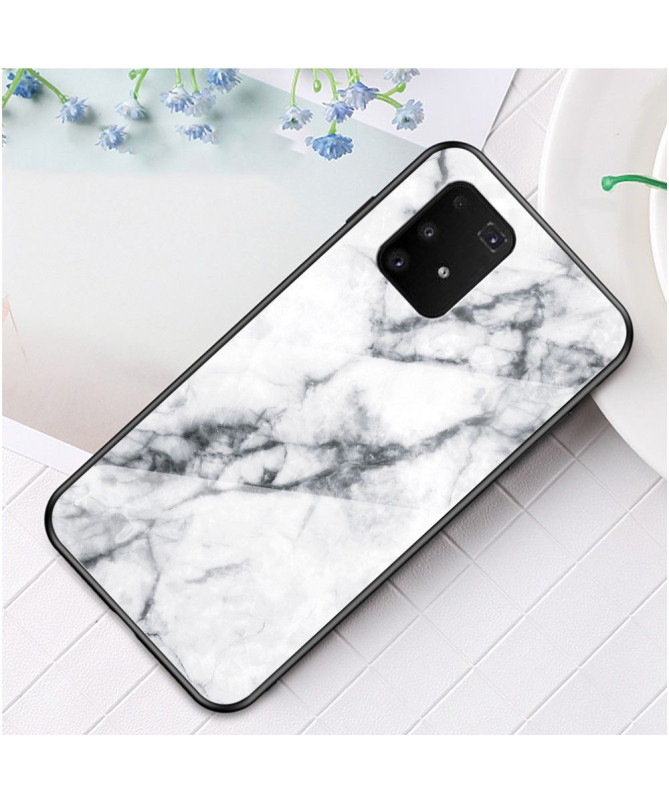 Coque Samsung Galaxy S10 Lite Marbre Céline dos en verre