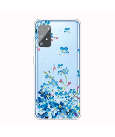 Coque Samsung Galaxy S10 Lite Fleurs Bleues