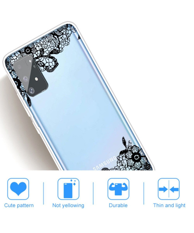 Coque Samsung Galaxy S10 Lite fleur dentelle