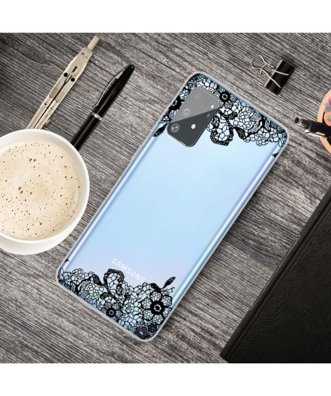 Coque Samsung Galaxy S10 Lite fleur dentelle