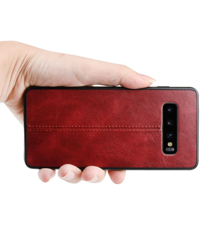 Coque Samsung Galaxy S10 Plus Effet Cuir