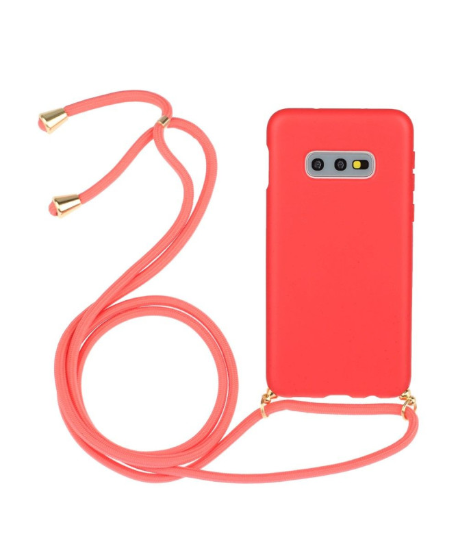 Coque avec cordon bandoulière pour Samsung Galaxy S10e