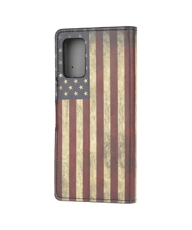 Housse Samsung Galaxy S20 FE drapeau américain vintage