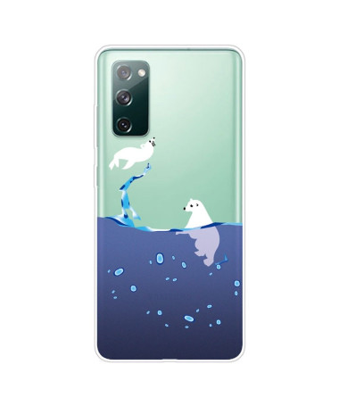 Coque Samsung Galaxy S20 FE phoque et ours blanc