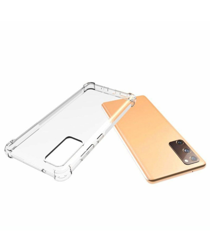 Coque Samsung Galaxy S20 FE transparente angles renforcés