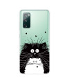 Coque Samsung Galaxy S20 FE chats noir et blanc