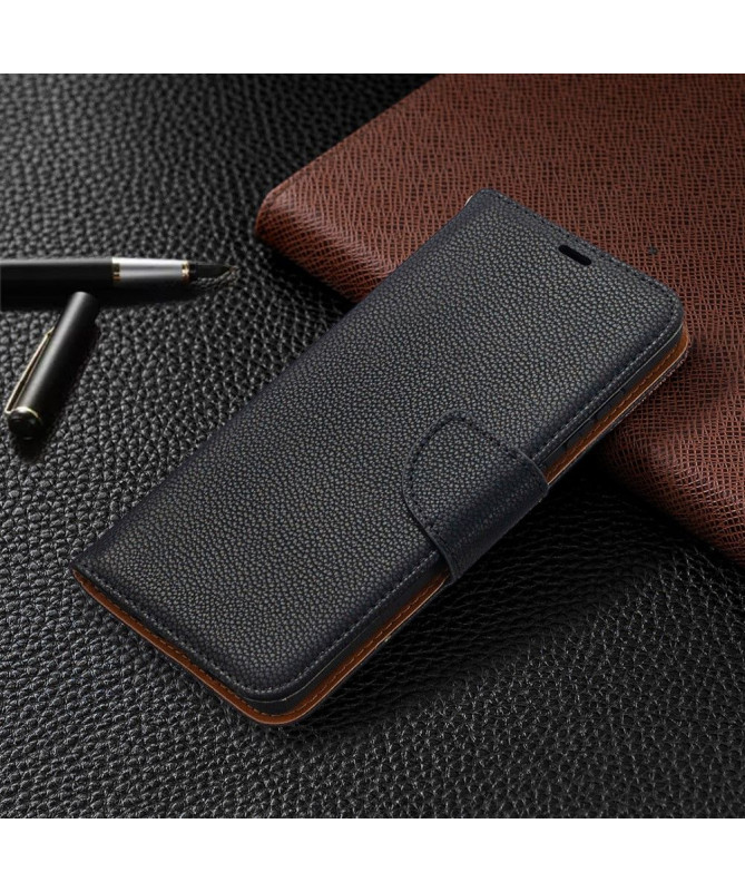 Étui folio effet cuir grainé pour Samsung Galaxy S20 FE