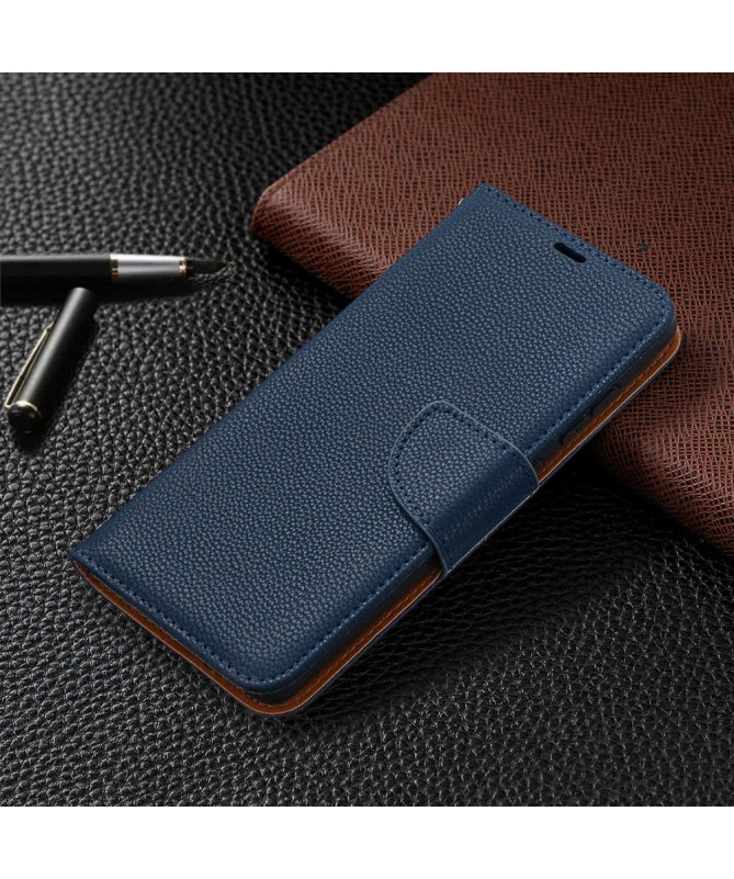 Étui folio effet cuir grainé pour Samsung Galaxy S20 FE