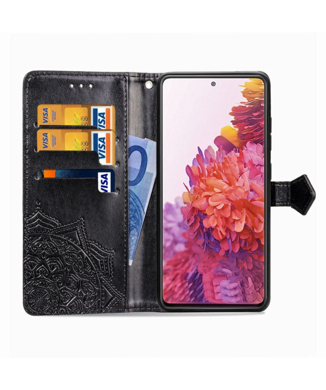 Housse Samsung Galaxy S20 FE Mandala Porte Cartes