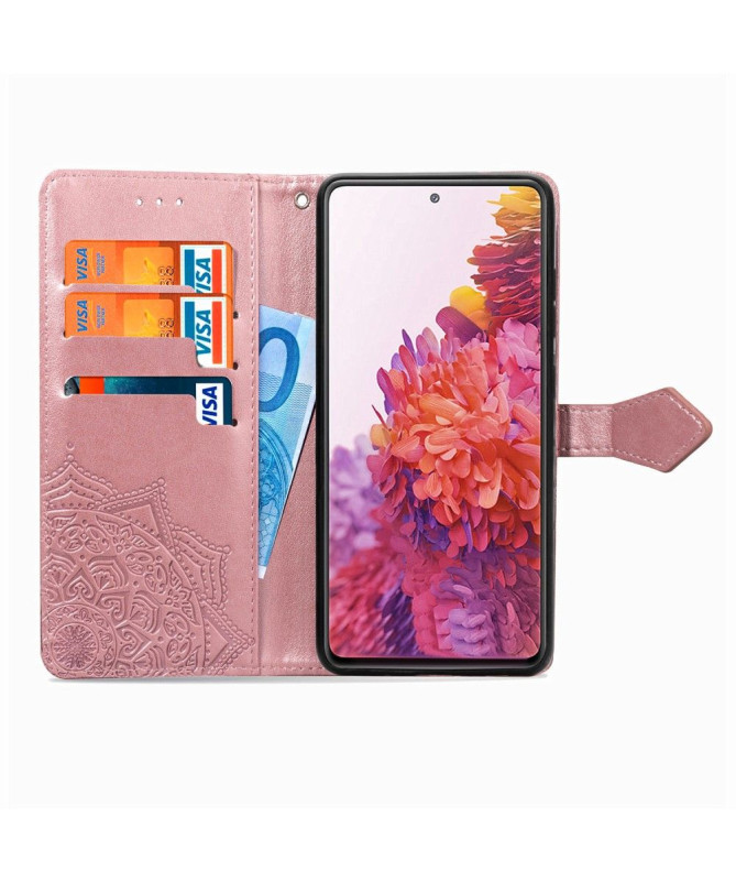 Housse Samsung Galaxy S20 FE Mandala Porte Cartes