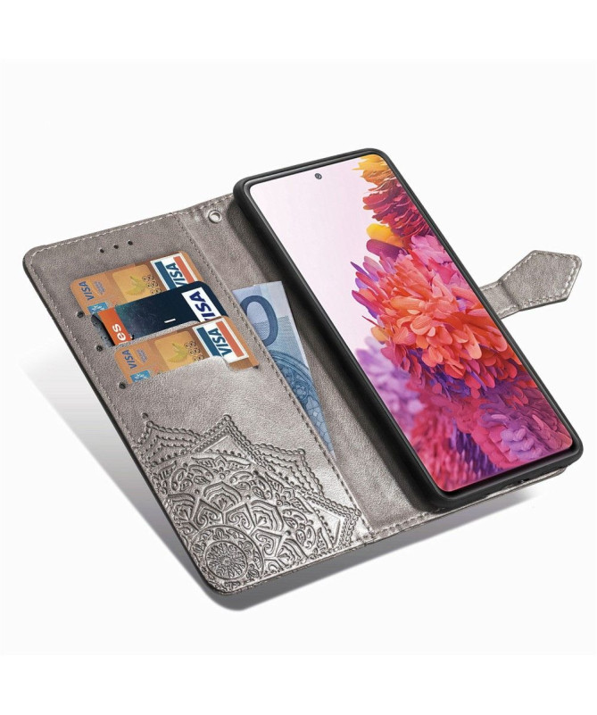 Housse Samsung Galaxy S20 FE Mandala Porte Cartes