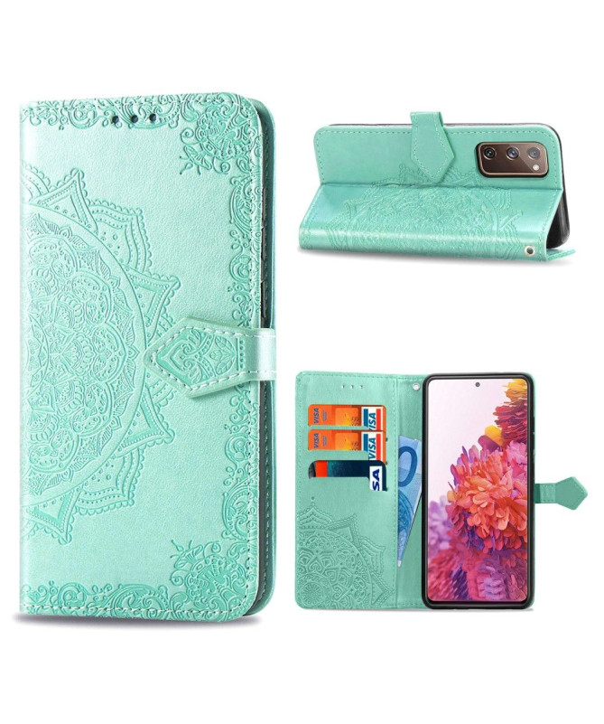 Housse Samsung Galaxy S20 FE Mandala Porte Cartes